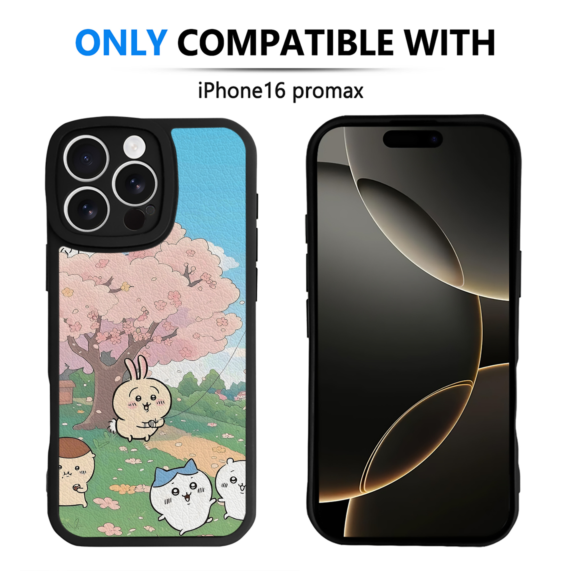 （画像用） ちいかわ Chii-kawa 【iPhone 16シリーズ対応】シリコンスマホケース（レザー調） 材質：シリコン